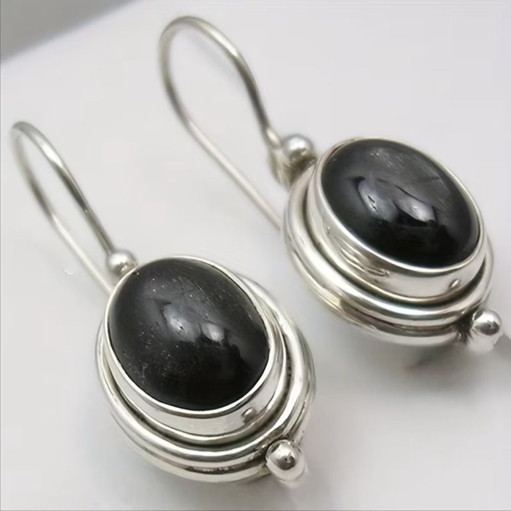 Boho stone earrings #2411